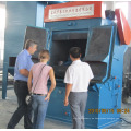 Q326c de la rueda de cinturón de caucho de rastreo Abrator / Shot Blast Cleaning Machine